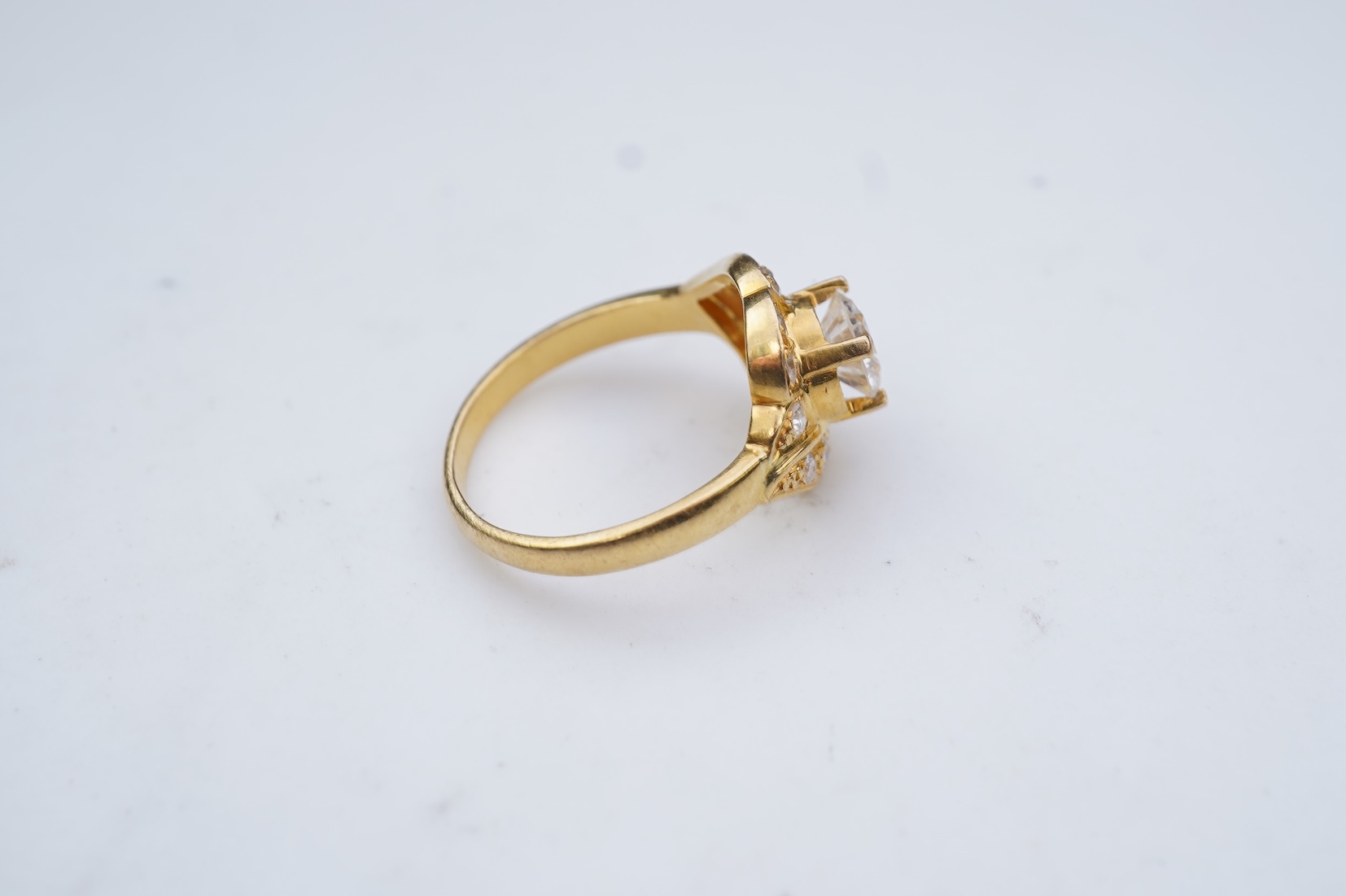 A diamond ring